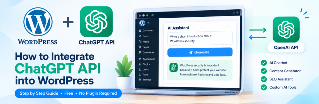 How to integrate ChatGPT API into WordPress